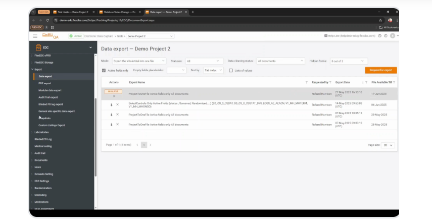 screenshot of Flex EDC
